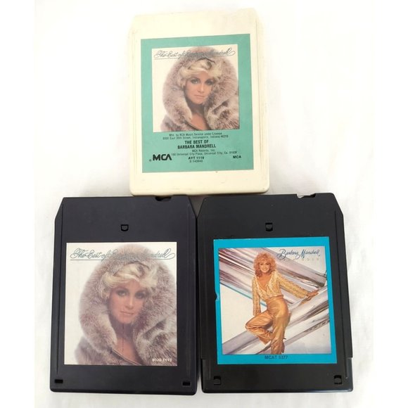 Barbara Mandrell MCA Greatest Hits, ABC Greatest Hits, And Spun Gold 8 Track Lot - Picture 1 of 4